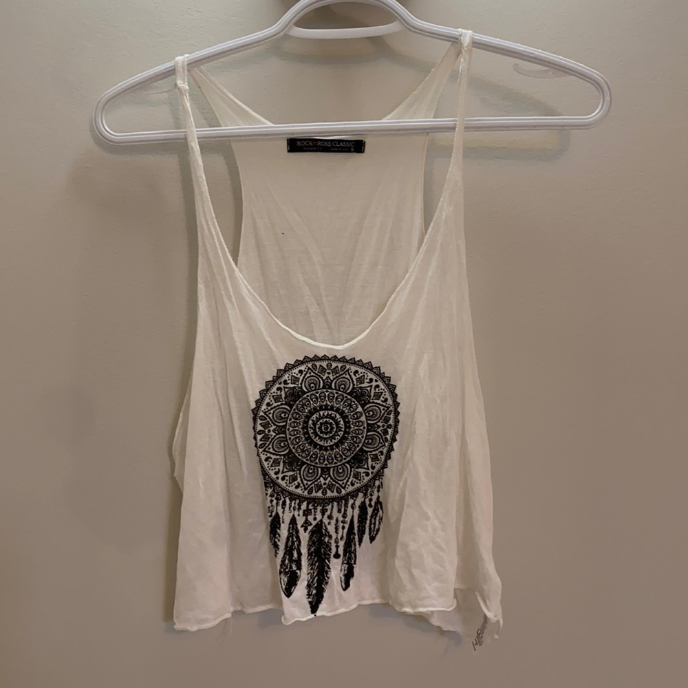 Dream catcher crop top - Size Small